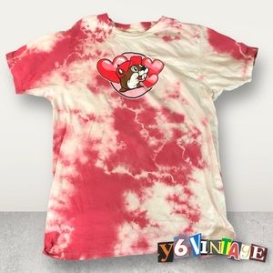 (❌ SOLD ON DEPOP) Pink Tye Die The Road To My Heart Is Paved With Beaver Nuggets